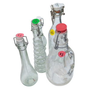 Rustic Vintage Glass Bottles