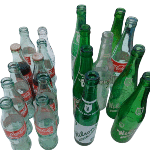 Vintage Glass Soda Bottles