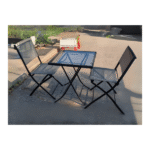 Patio table with 2 chairs