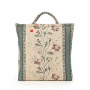 Vintage Tapestry Yarn Holder – Folding Knitting & Sewing Caddy