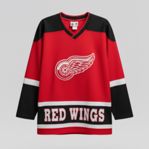 Detroit Red Wings Jersey – Classic Red & Black