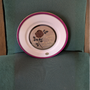 Ruby Anniversary 24kt Gold-Plated Plate – A Beautiful Keepsake for 40 Years of Love