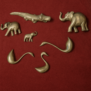 Brass Animal Collection (Pack of 7) – Elegant Décor for Home & Office