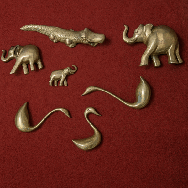 Brass Animal Collection (Pack of 7) – Elegant Décor for Home & Office